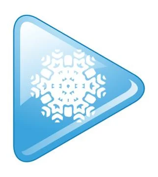 Snowflake icon clipart Stock Illustration