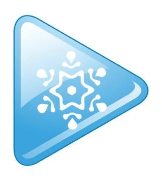 Snowflake icon clipart Stock Illustration