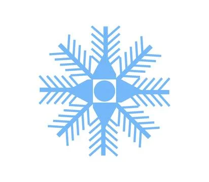 Snowflake icon illustrated in vector on white background snowflake icon il... Stock Photos