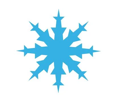 Snowflake icon illustrated in vector on white background snowflake icon il... Stock Photos