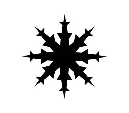 Snowflake icon illustrated in vector on white background snowflake icon il... Stock Photos