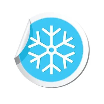 Snowflake icon Stock Illustration