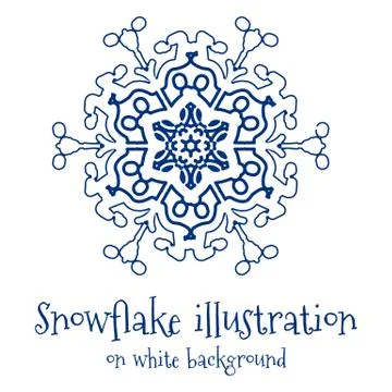 Snowflake icon Stock Illustration