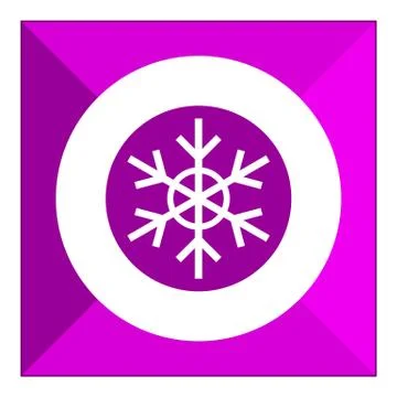 Snowflake icon Stock Illustration