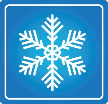 Snowflake icon Illustrazione stock