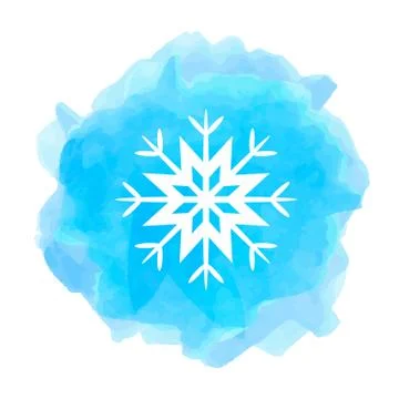 Snowflake icon Stock Illustration