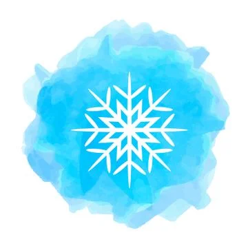 Snowflake icon Stock Illustration