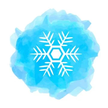 Snowflake icon Stock Illustration