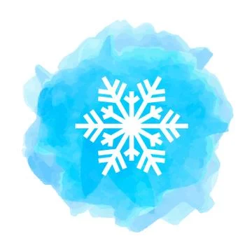 Snowflake icon Stock Illustration