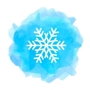 Snowflake icon Stock Illustration