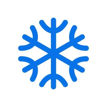 Snowflake icon Illustrazione stock