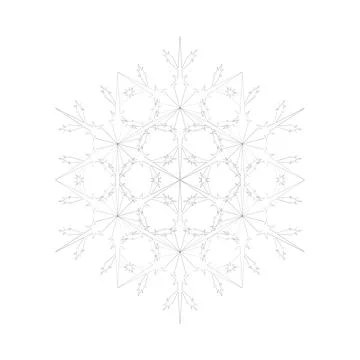 Snowflake Icon Stock Illustration