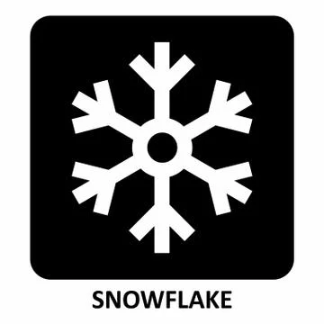 Snowflake icon illustration Stock Illustration