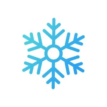 Snowflake icon Logo Vector Illustration. Snowflake icon design vector templat Иллюстрация
