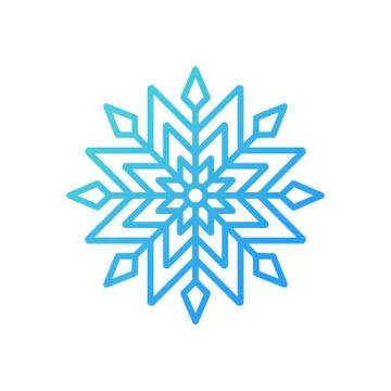 Snowflake icon Logo Vector Illustration. Snowflake icon design vector templat Иллюстрация