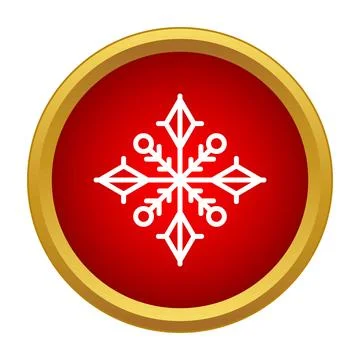 Snowflake icon representing winter holidays and christmas season Stock Illustration
