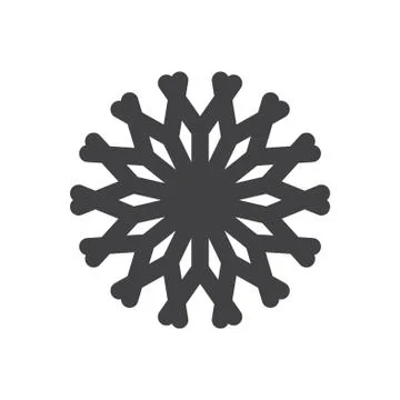 Snowflake Icon, snowflake Icon Vector, snowflake Icon JPG, snowflake Icon JPE Stock Illustration