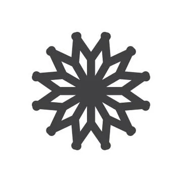 Snowflake Icon, snowflake Icon Vector, snowflake Icon JPG, snowflake Icon JPE Stock Illustration
