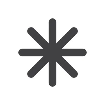 Snowflake Icon, snowflake Icon Vector, snowflake Icon JPG, snowflake Icon JPE Stock Illustration