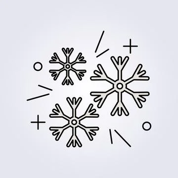 Snowflake icon vector illustration design Stock Illustration
