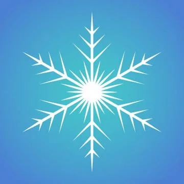 Snowflake icon. Vector illustration. Stock Illustration