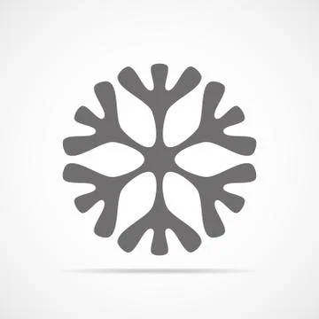 Snowflake icon. Vector illustration. Stock Illustration