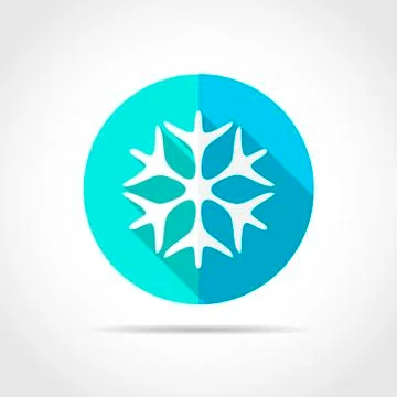 Snowflake icon. Vector illustration. Stock Illustration