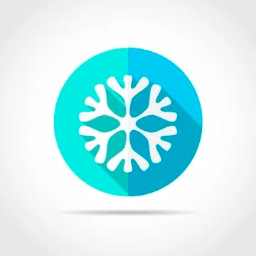 Snowflake icon. Vector illustration. Stock Illustration