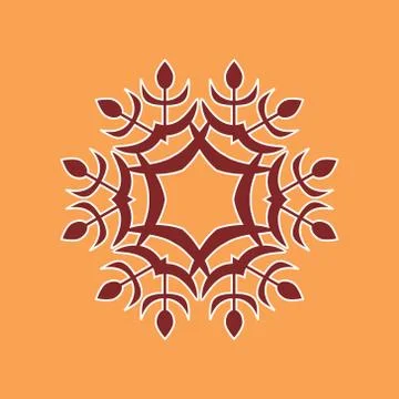 Snowflake icon vector illustration Stock Illustration