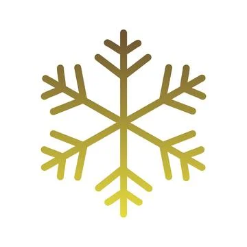 Snowflake icon vector isolated on white background for your web and mobile .. Stock-Illustration