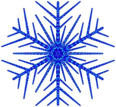 Snowflake. Illustrazione stock