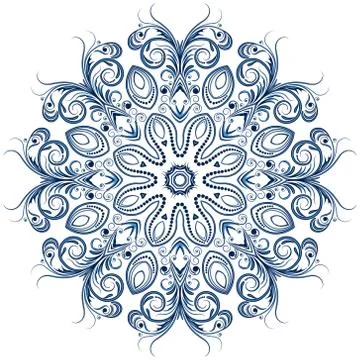 Snowflake. Stock Illustration