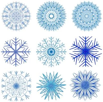 Snowflake. Stock Illustration