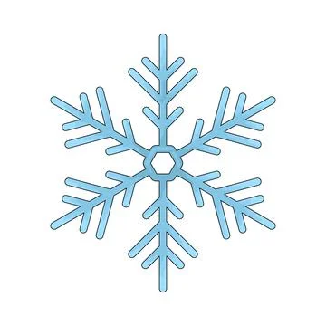 Snowflake illustration Stock Illustration