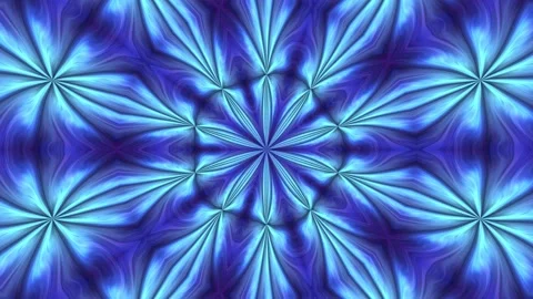 Snowflake kaleidoscope Stock Footage 212458593