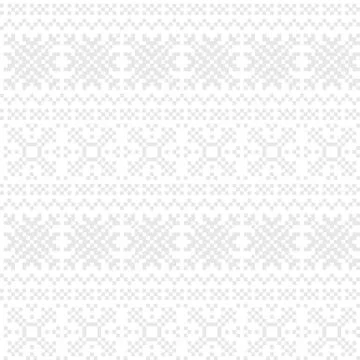 Snowflake Knitting Seamless Pattern Design Stock Illustration