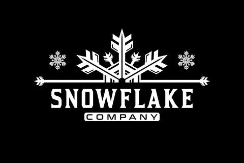 Snowflake Logo Stock Illustration