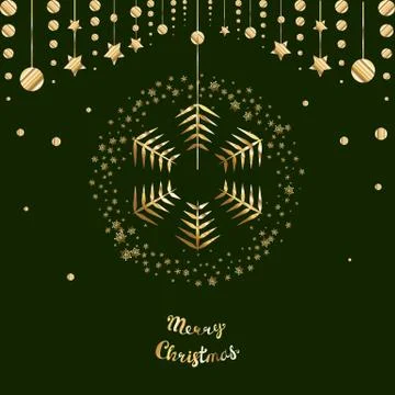 Snowflake logo. Snow icon Illustrazione stock