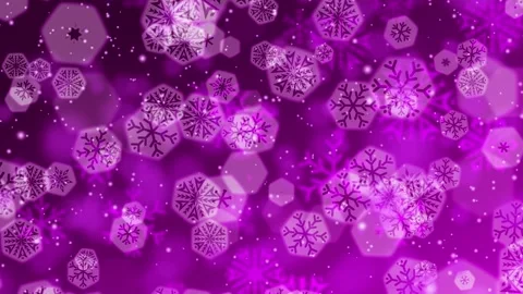 Snowflake Loop Background Purple Stock Footage 248621697