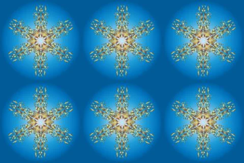 Snowflake mosaic icon. Graphic element decoration. Flat design. Symbol winter, f Stockillustratie