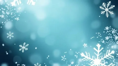 Snowflake Motion in Christmas Background With Smooth Waves Stock Footage 305015646