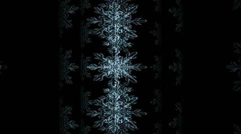 Snowflake Motion mapping Stock Footage 24719094