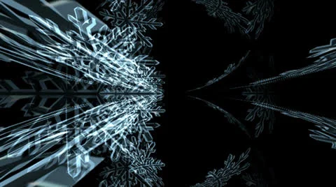 Snowflake Motion mapping Stockbeeldmateriaal 24719148