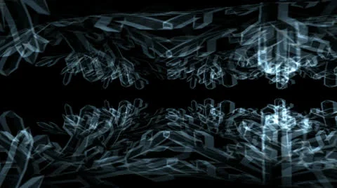 Snowflake Motion mapping Stockbeeldmateriaal 24719198