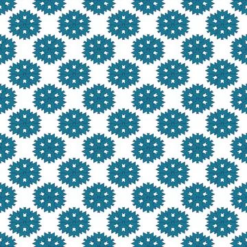 Snowflake ornament Stock Illustration