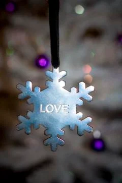 Snowflake Ornament Stock Photos
