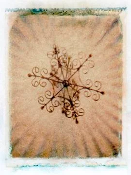Snowflake ornament Stock Photos
