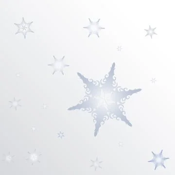Snowflake on a paper background Stock Illustration
