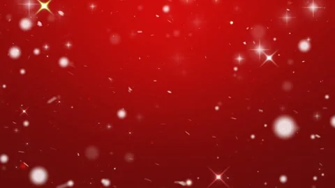 Snowflake Particles, Winter Snow Background. Merry Christmas Stock Footage 295786401