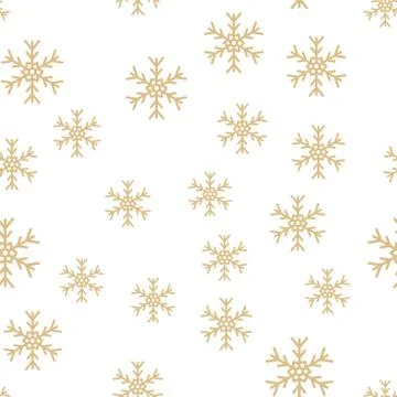Snowflake pattern background cover creative design. 100 percent seamless Stock Illustration